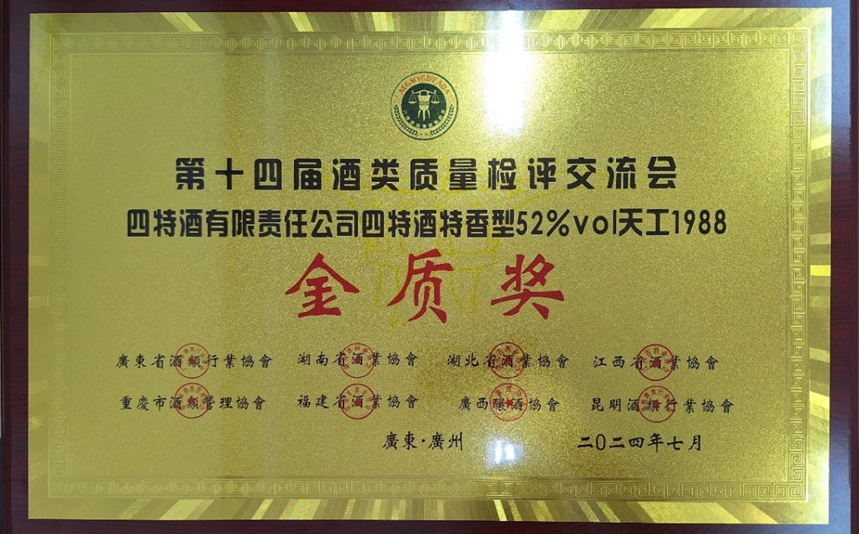 喜訊頻頻，榮獲多獎！特香四特再添榮光